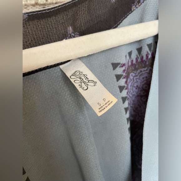 Free People Bohemian Loose Flowy Short Dress - Picture 4 of 4